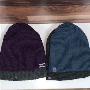 Four beanies